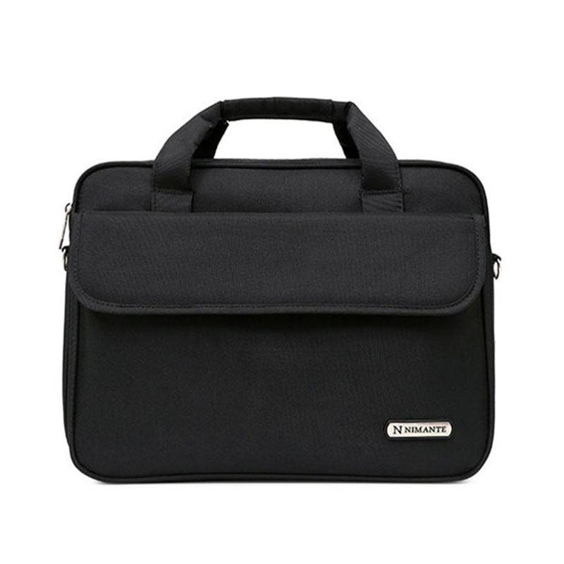 

15.6" Inches Portable Laptop Computer Bag Shoulder Messenger Briefcase Carrying Handle Zipper Bag Multifunctional briefcase