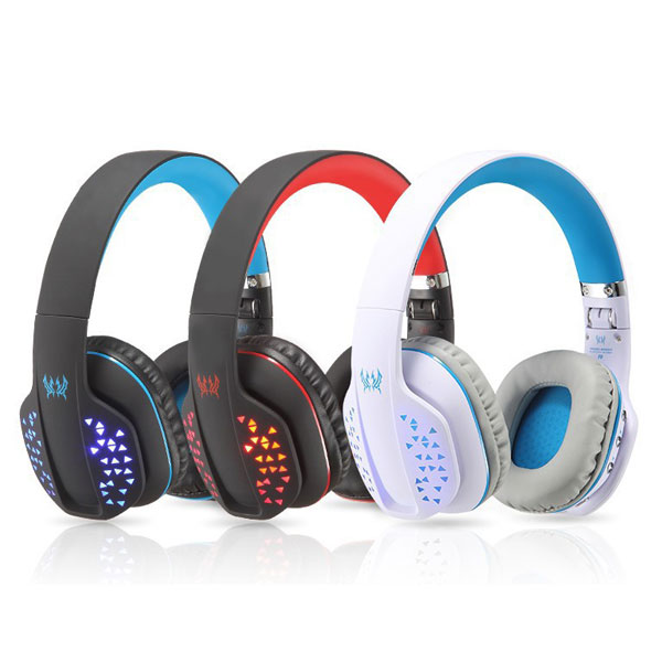 

Kotion Each B3507 bluetooth 4.1 Wireless Foldable Stereo Headset with Microphone Control LED Light