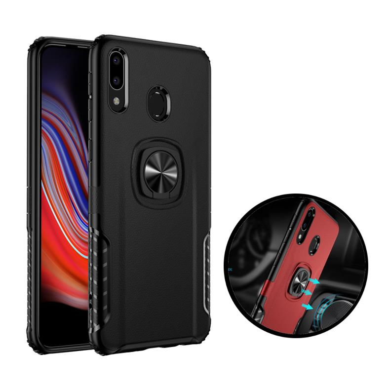 

Bakeey Protective Case For Samsung Galaxy M20 2019 Ring Grip Bracket Magnetic Adsorption Back Cover