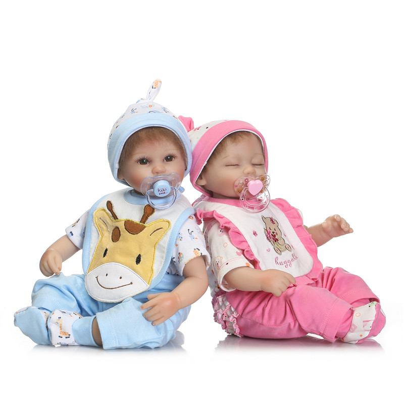 

NPK15.7 "Cute Soft Reborn Силиконовый Handmade Lifelike Baby Кукла Реалистичная новорожденная игрушка Творческие подарки