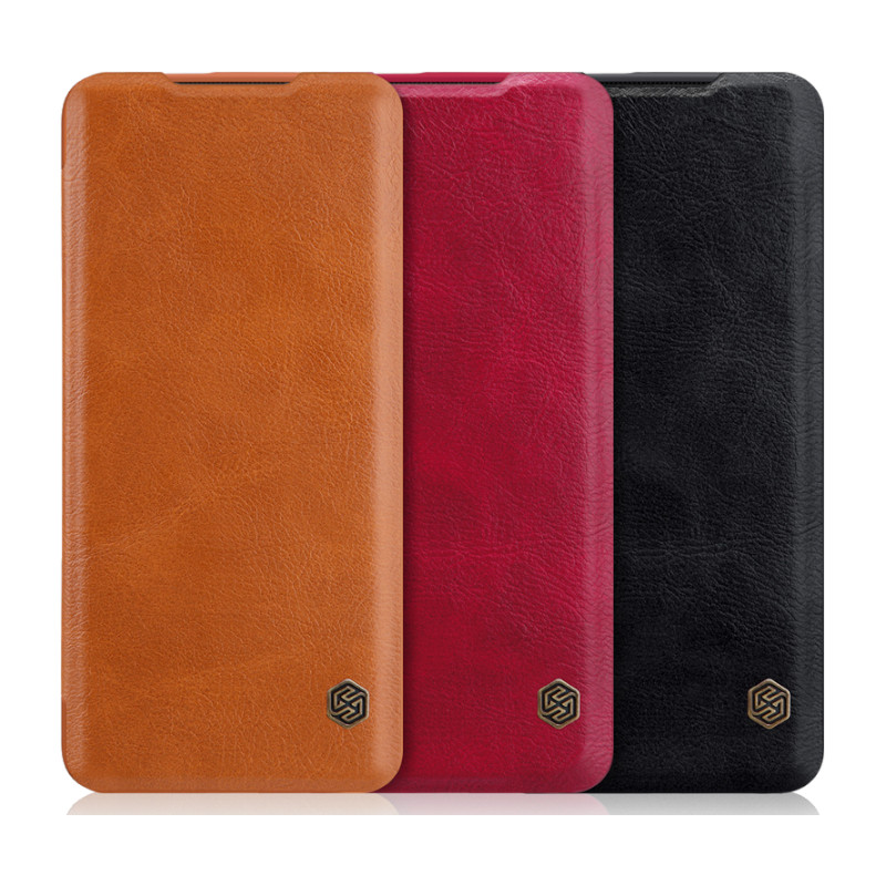 

NILLKIN Flip Shockproof Card Slot Holder PU Leather Protective Case for OnePlus 7 Pro