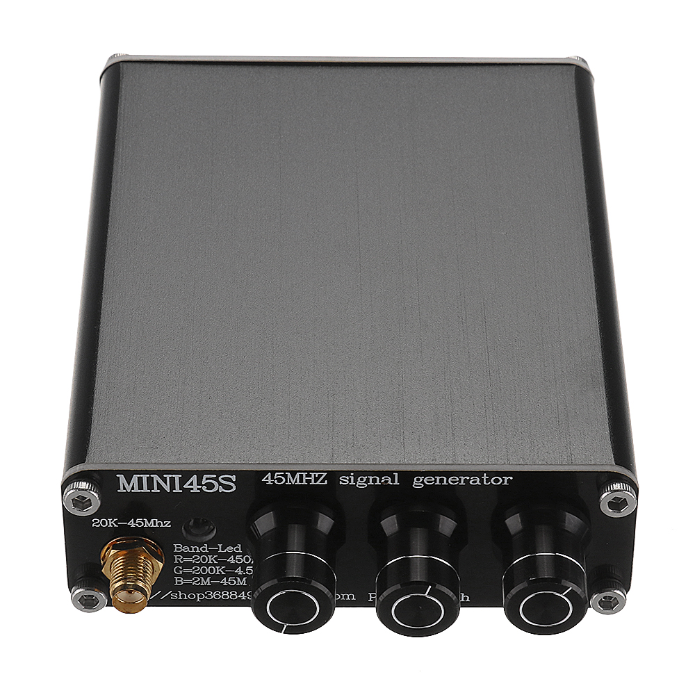 

MINI45S 20k-45Mhz Signal Generator DC 8-12V Signal Generator Frequency Potentiometer Adjust