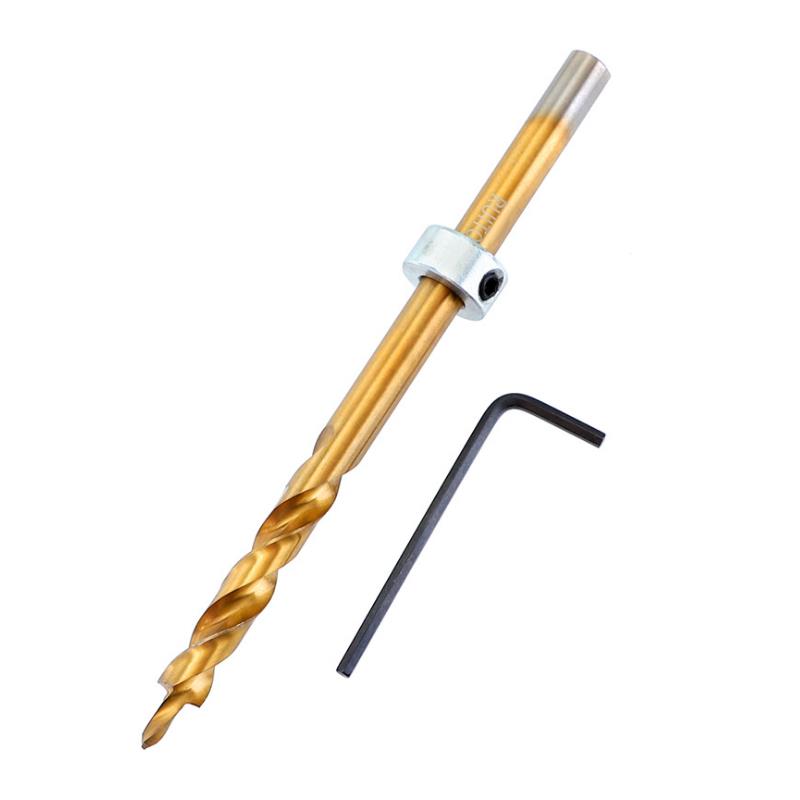 

Drillpro M2 9.5mm Pocket Hole Drill Bit Twist Step Drills Bit for Pocket Hole Jig Woodworking Tool