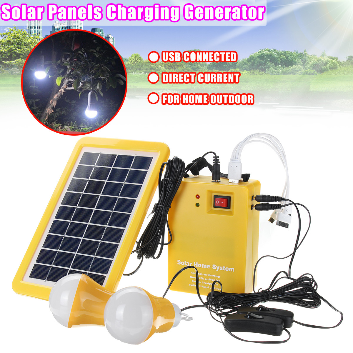 Electric generator solar panel