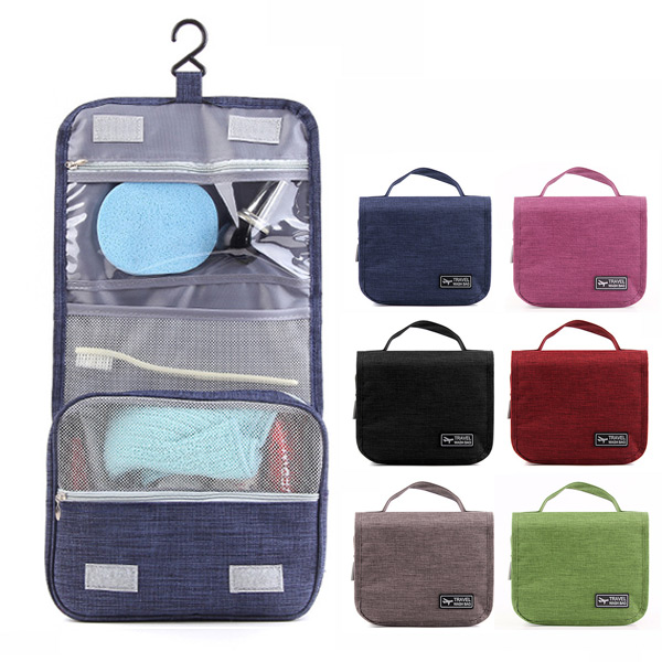 

Honana HN-TB056 Portable Cosmetic Storage Bag Travel Toilet Hanging Bag Makeup Organizer Case Pouch
