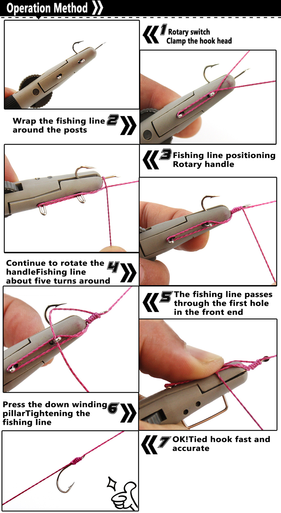 Hook line tie to fishing How To
