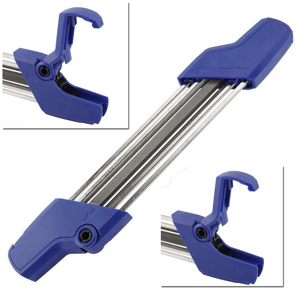 

Blue 2 in 1 Easy Chainsaw Chain Sharpener Metal File Fast Chain Saw Sharpener 4.8mm