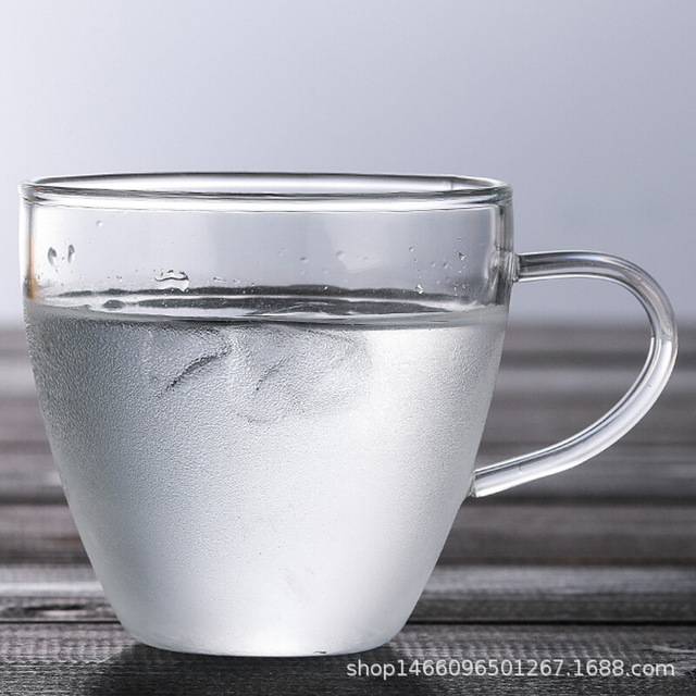 

150 мл с небольшой чашкой из термостойкого стекла Кубок прозрачного стекла Кубок кунг-фу Кубок Чай Стекло Чай Набор