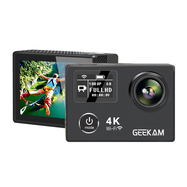 

GEEKAM K8 Водонепроницаемы 1080p 60fps 4k Ultral HD Спортивное действие камера