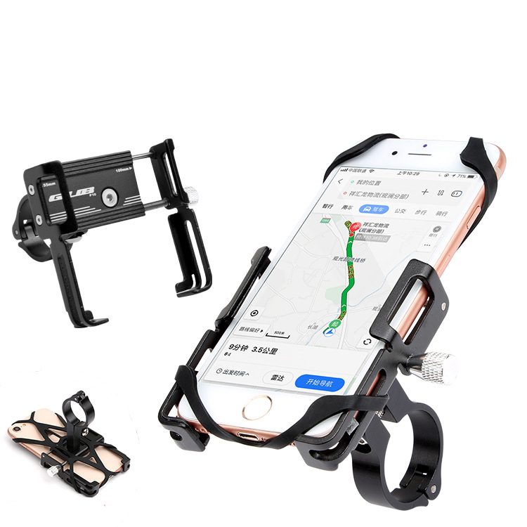

GUB P10 55-100mm Width 3.5-6.2inch Phone Holder with Silicone Strap Mount Bracket Handlebar Clip Stand For Cycling