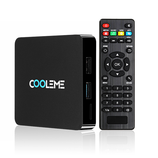 

COOLEME CM-MH1 RK3328 4GB RAM 16GB ROM 5.0G WIFI 1000M LAN bluetooth 4.0 Android 7.1 TV Box