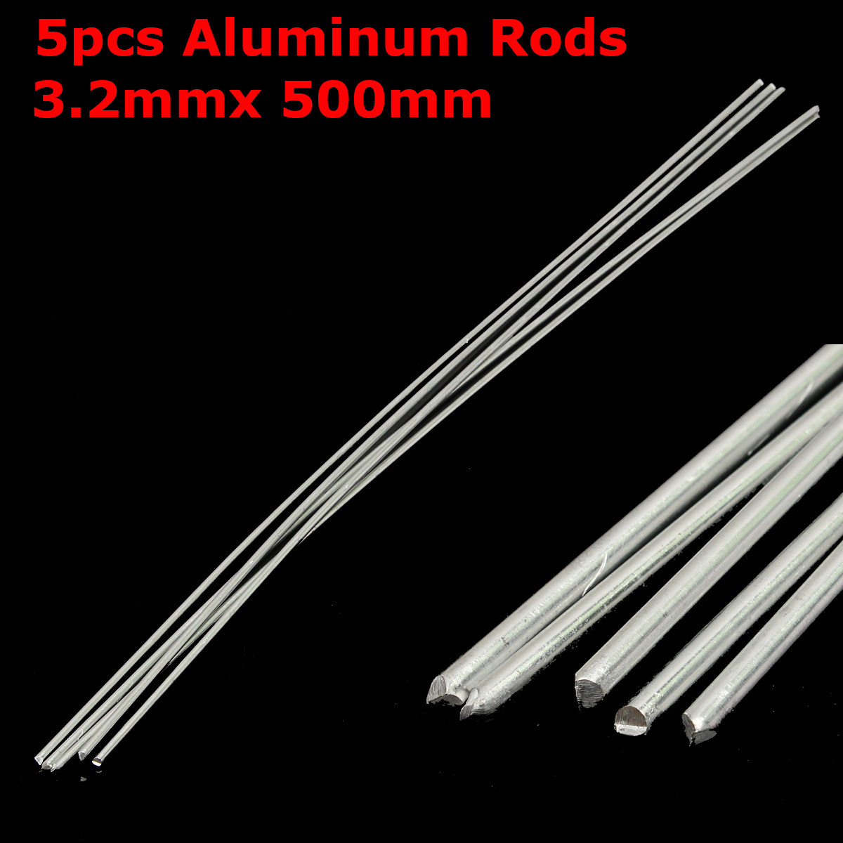 

5pcs Aluminum Repair Rods No Welding Fix Cracks Polish Paint