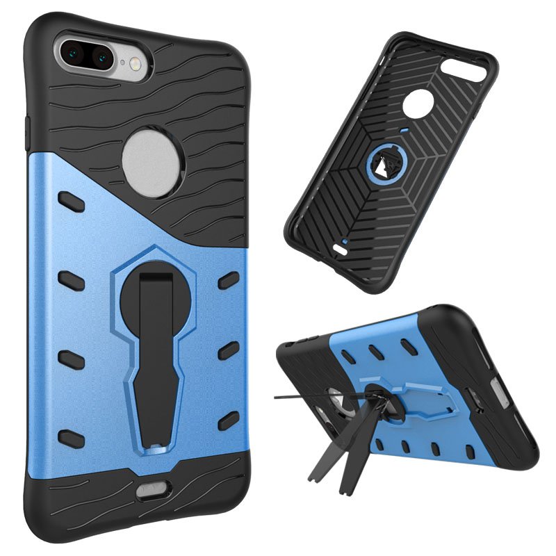 

Rotating Kickstand Hybrid Plastic Silicone Case For iPhone 7 Plus/8 Plus