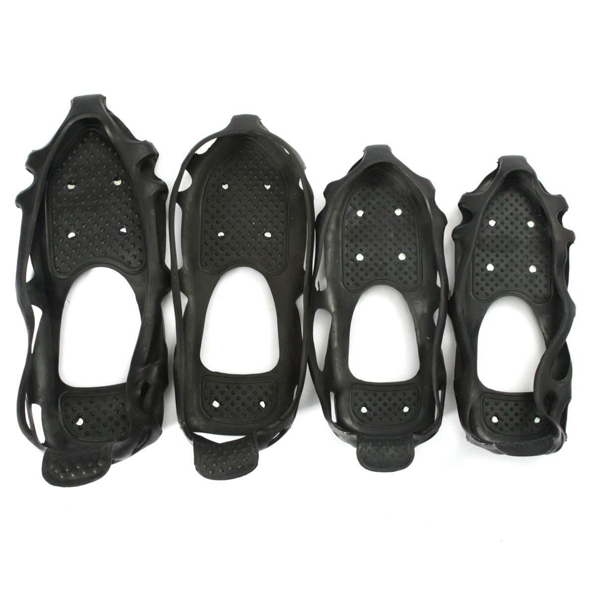 24 Spikes Non-slip Studs Snow Ice Mud Crampons Overshoes Boots Shoe Gripper S-XL от Banggood WW