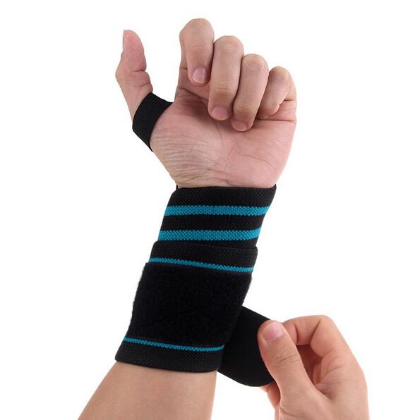 

Weight Lifting Wristband Silicon Breathable Sport Wrist Support Fitness Bandage Hand Protective