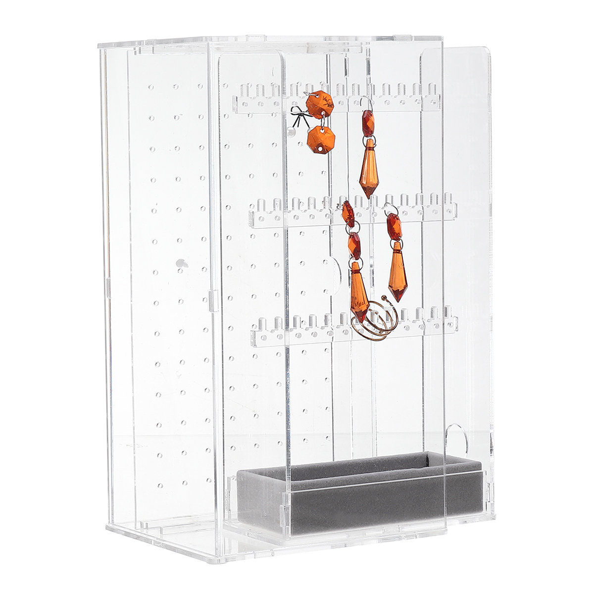 Find Acrylic Multifunctional Smart Ring Storage Box High end Jewelry Storage Box Earrings Watch Necklace Display Stand for Sale on Gipsybee.com with cryptocurrencies