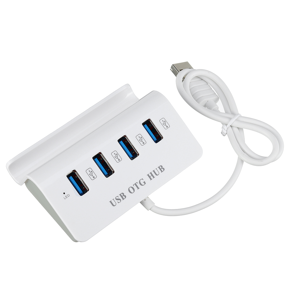 

Bakeey USB OTG 2 in 1 Micro USB 2.0 High Speed Expansion 4 Ports HUB USB Splitter for Honor 8X