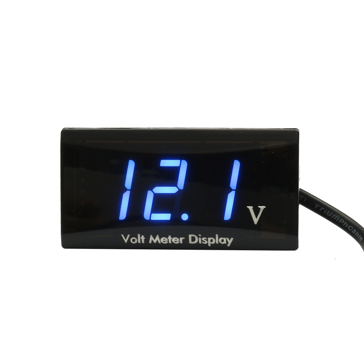 

12V Водонепроницаемы Измеритель напряжения панели LED Цифровой Дисплей Вольт Meterr Для Авто мотоцикл