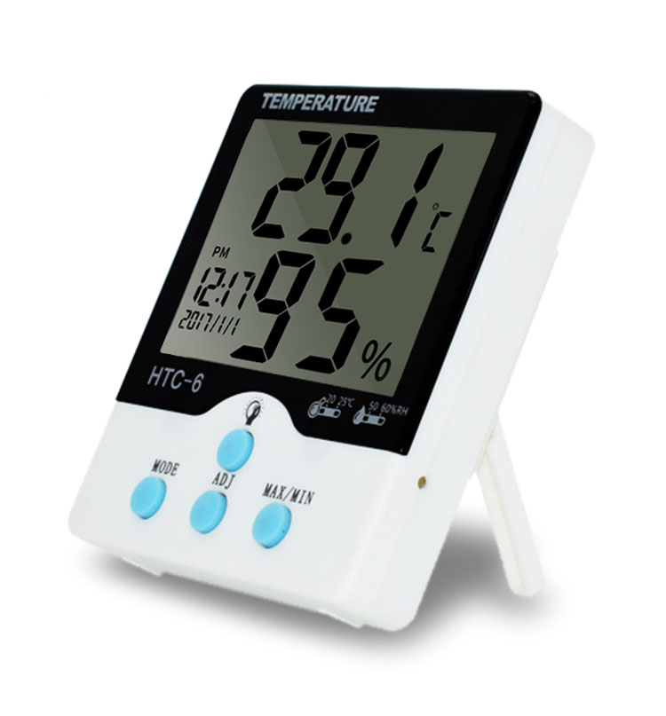 

Loskii HC-17 Digital High Accuracy Hygrometer Thermometer Alarm Clock with Large LCD Screen & Backlight