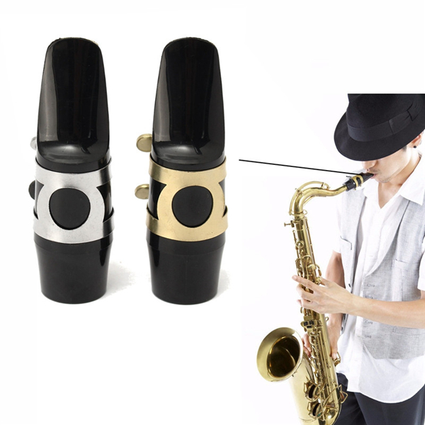 

Alto Sax Saxophone Mouthpiece with Cap Buckle Reed Patches Pads Cushions