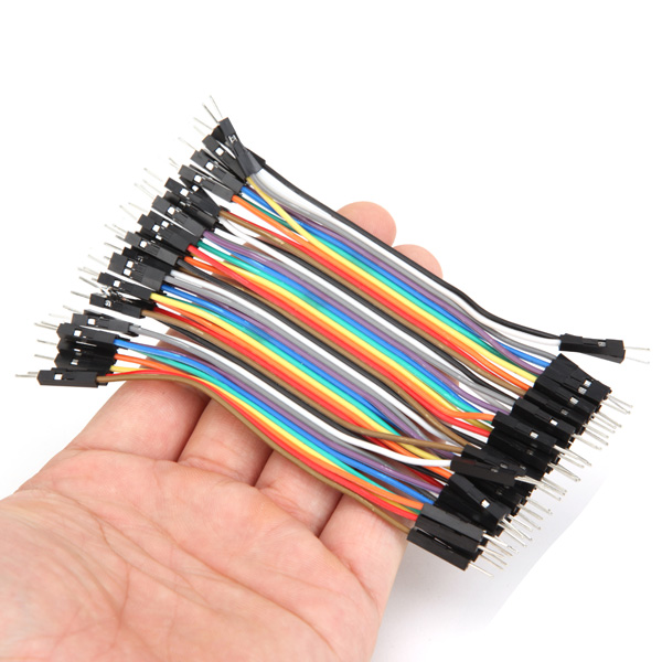 

120pcs 10cm Male To Male Jumper Cable Dupont Wire For Arduino