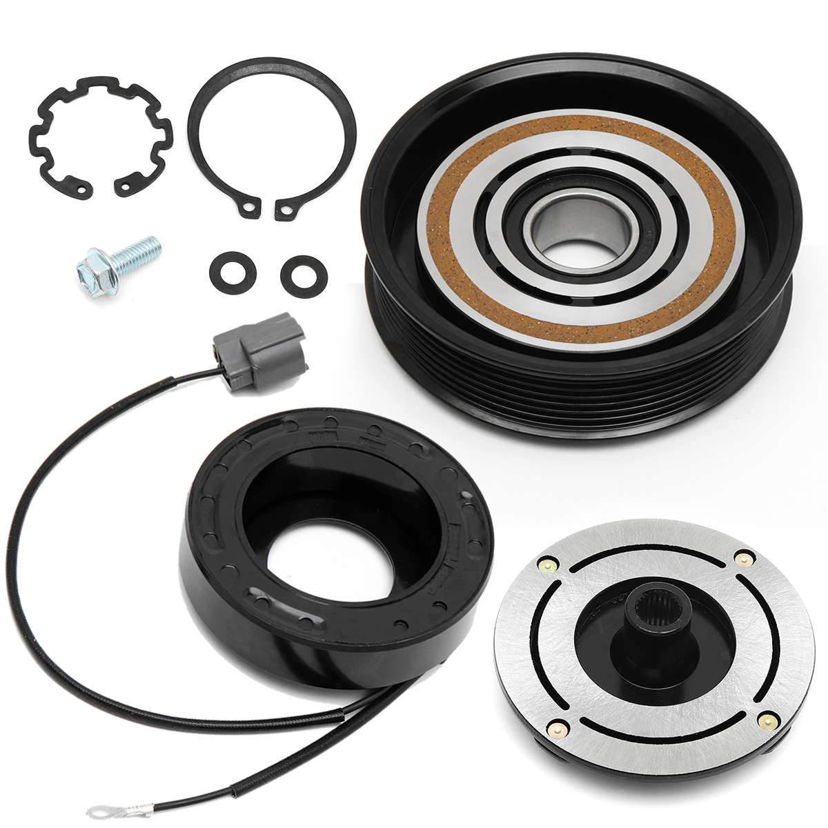 

AC A/C Compressor Clutch Kit For Acura MDX TL Pulley Coil Bearing Accessories