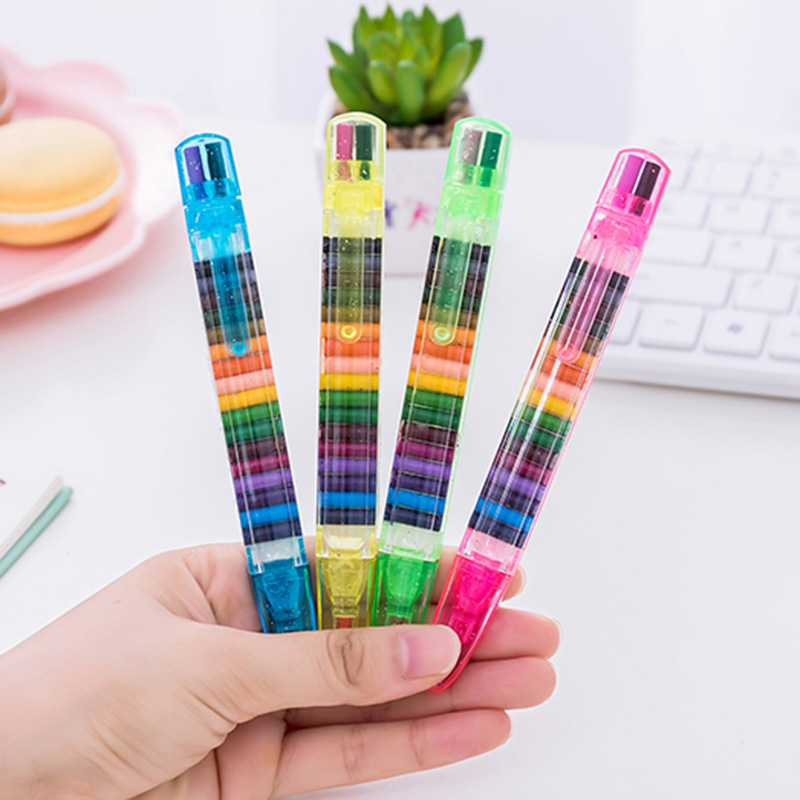

Creative Stationery Color Crayon 20 Color Children Safe Non-toxic Painting Graffiti Pen Gift