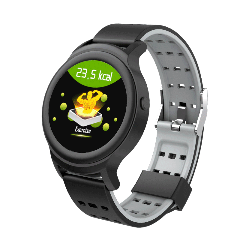 

XANES® B5 1.3'' HD Full Screen Touch Button IP67 Waterproof Smart Watch Heart Rate Blood Oxygen Monitor Stopwatch Fitness Sport Bracelet