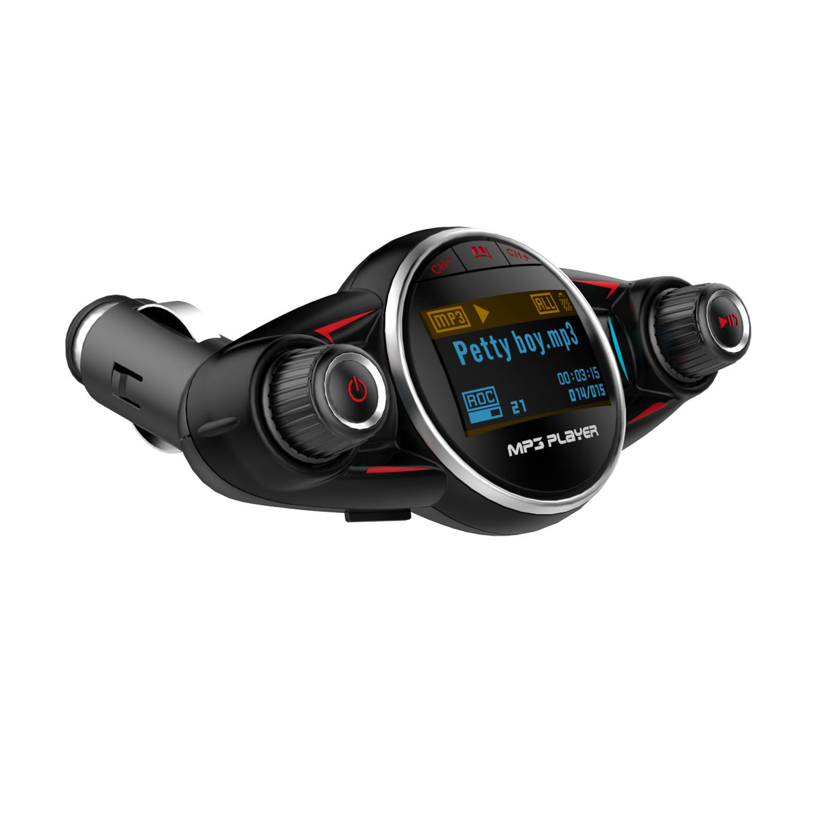

12V24V Авто Bluetooth Handsfree MP3 Music Player FM-передатчик USB-зарядное устройство