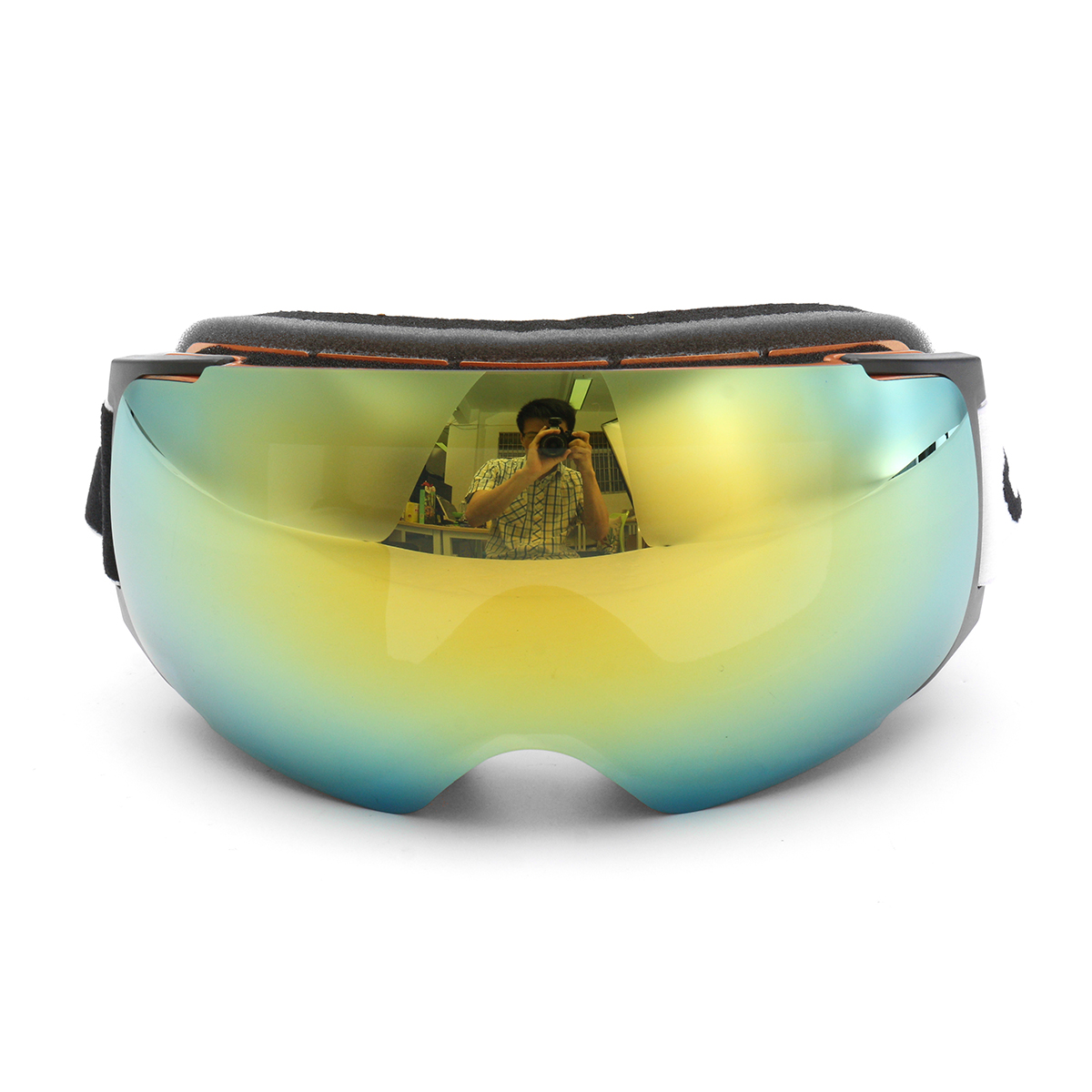 

Золотая рамка Сноуборд Лыжные очки Магнит УФ-защита Анти Fog Dual Объектив