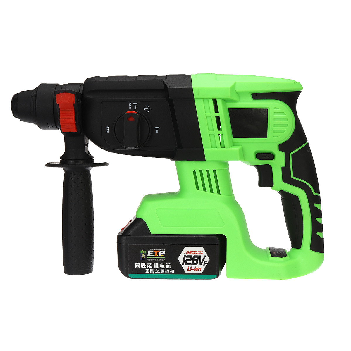

128VF 16800mAh Brushless Electric Cordless Impact Hammer High Torque Drill with Rechargeable Battery