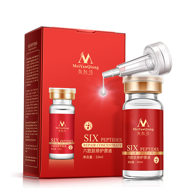 

MeiYanQiong Hydrated Six Peptides Essence Liquid Moisturizing Anti-aging Tighten Repairing Skin Care