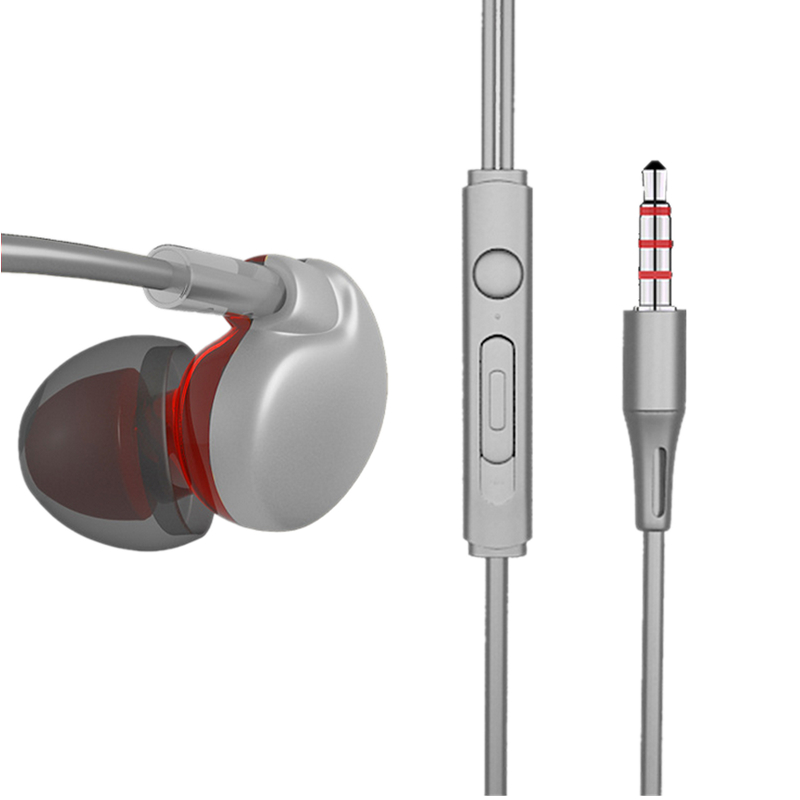 

AUGIENB X7 HiFi 3.5mm Wired Control Earphone Stereo Bass Sports Headphone with Mic