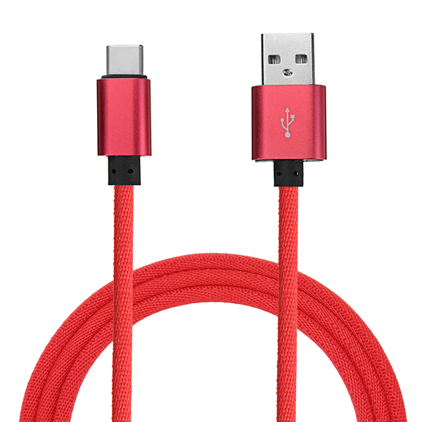

Bakeey Type C Braided Fast Charging Cable 1m For Oneplus 5 5t 6 Mi A1 Mix 2 Samsung S8 Note 8