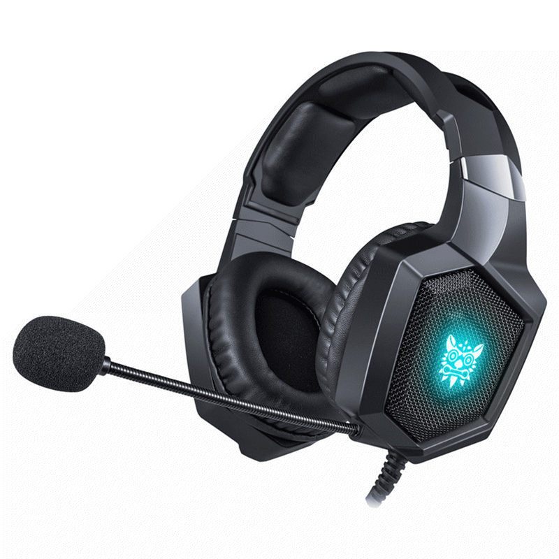 

ONIKUMA K8 Gaming Headset Wired Stereo Headphones Noise-canceling LED Light Earphone for PS4 XBox PC Laptop Tablet