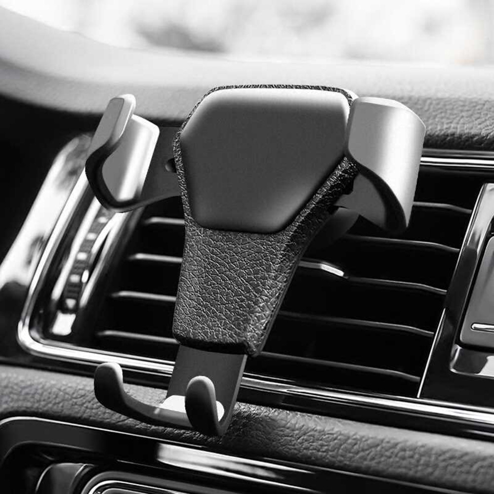

ABS Car Phone Holder Air Vent Outlet Stand Gravity Linkage Clip Mount for iPhone/Samsung/Xiaomi