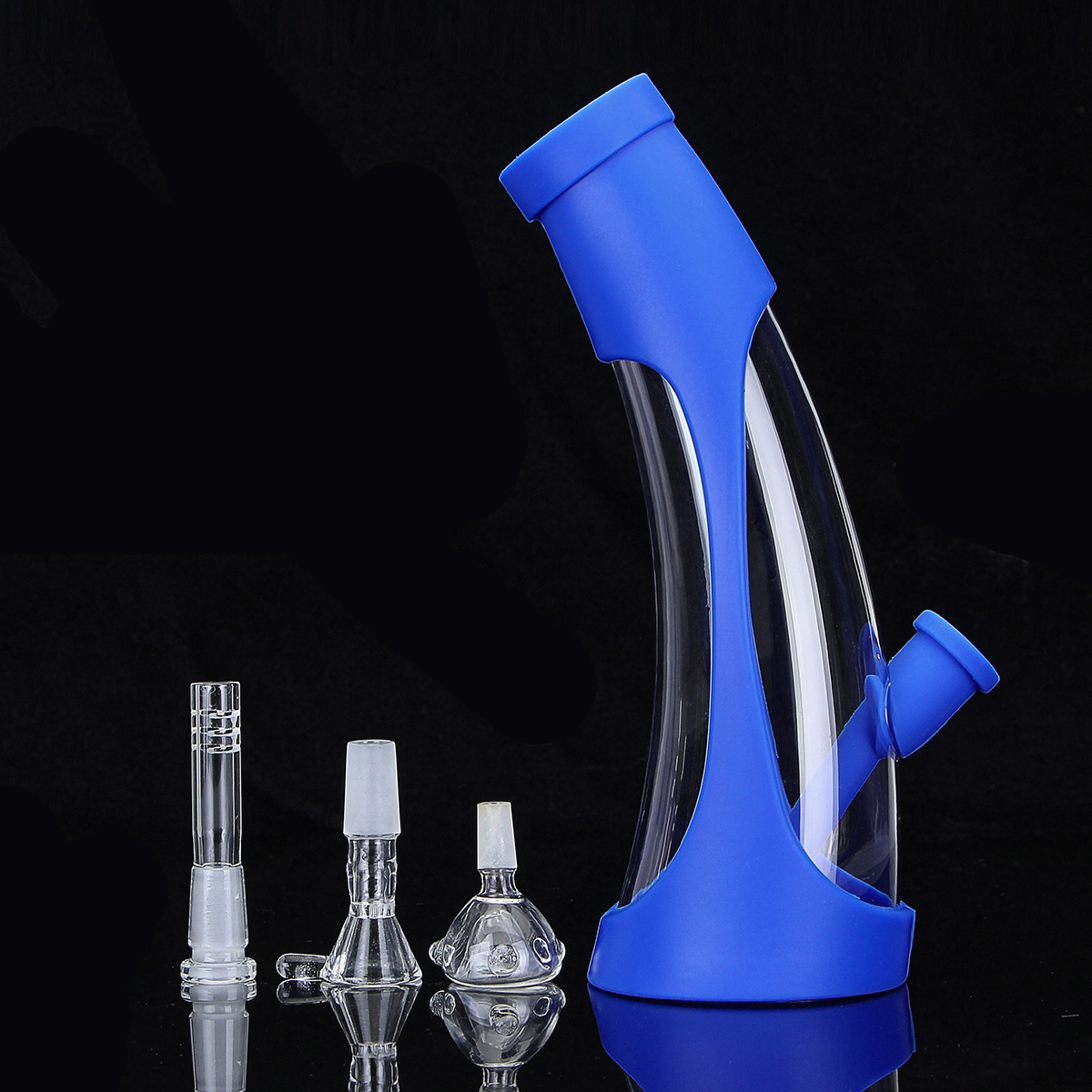 

Silicone & Glass Bong Water Pipe Glassware Holder