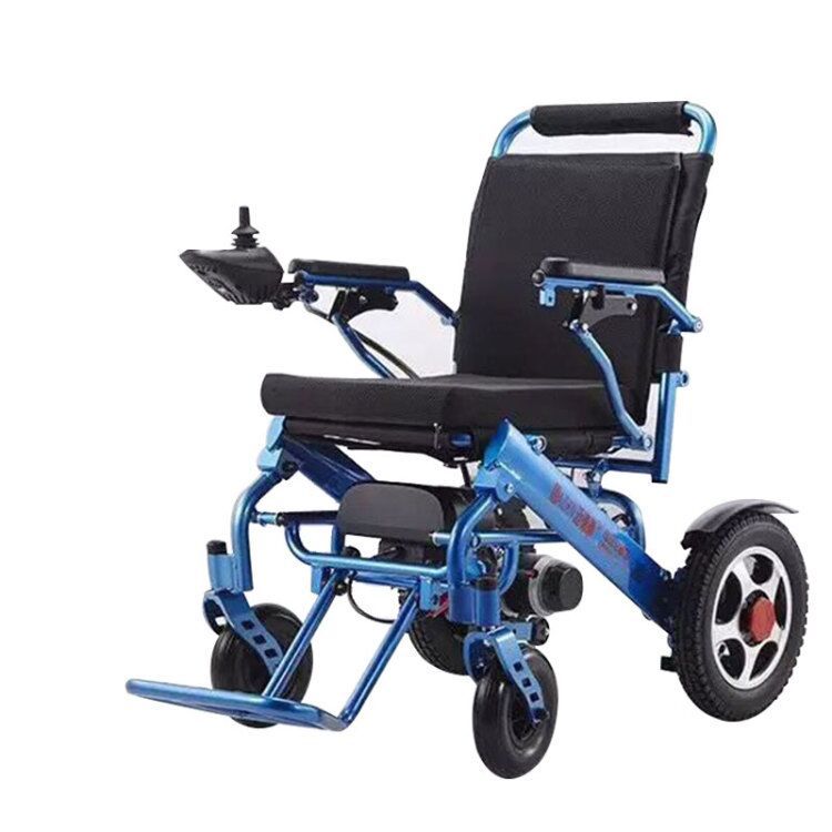 

110V / 220V Складные электрические инвалидные коляски Мобильность Старые пожилые люди с ограниченными возможностями Портативный Rollstuhl скут