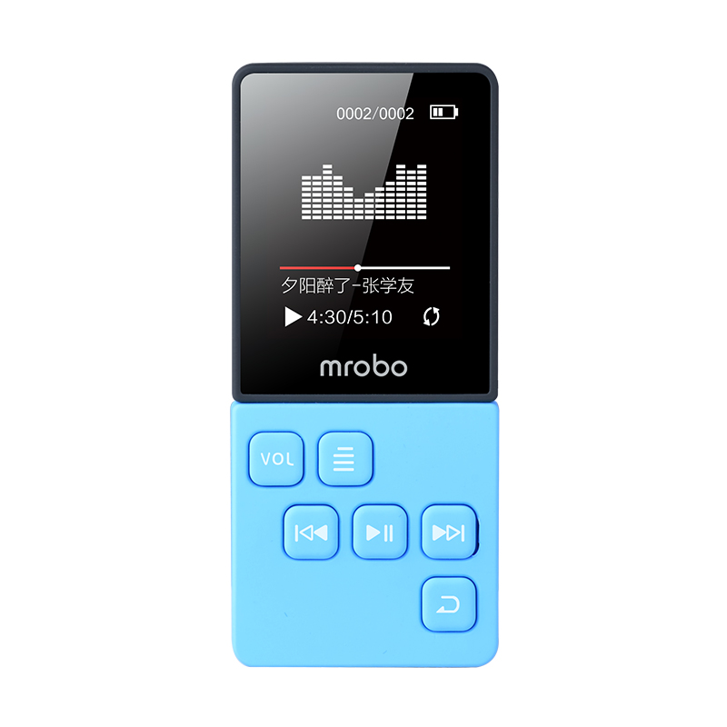 Mrobo C6 8GB FM Radio Receiver MP3 Music Player Voice Record Support 64G TF Card E-book 10
