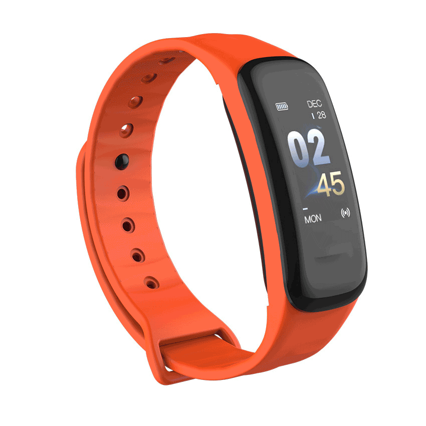 

XANES C1 Plus 0.96" Touch Screen Waterproof Smart Watch Heart Rate Monitor Fitness Bracelet Mi Band