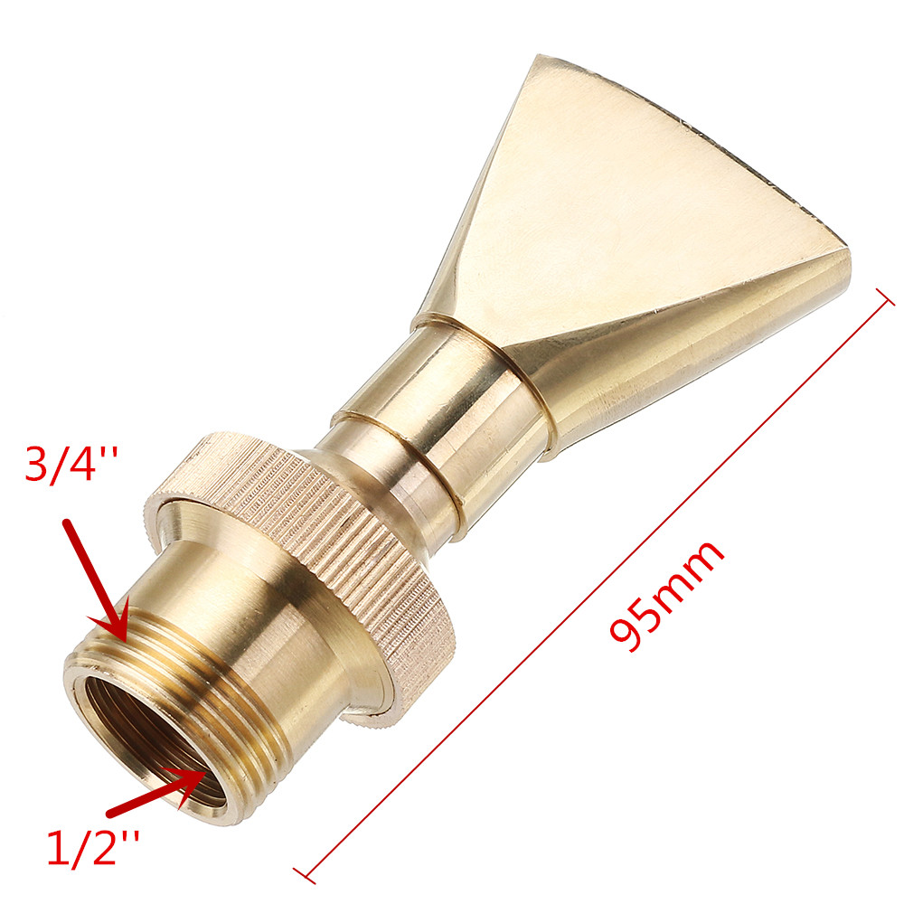 Universal All Brass Adjustable Fan Nozzle