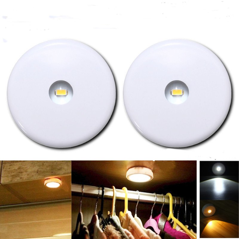 

Беспроводной датчик касания LED Night Light Кухня Под кабинет Шкаф настенный светильник