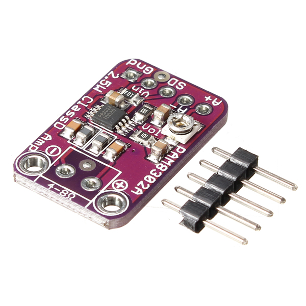 

CJMCU-832 PAM8302 2.5W Single Channel Class D Audio Power Amplifier Development Board For Arduino