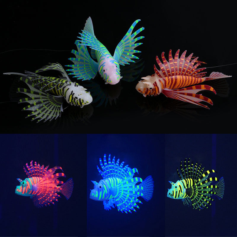 

Yani Aquarium Ornament Glowing Effect Silicone Artificial Decoration for Fish Tank