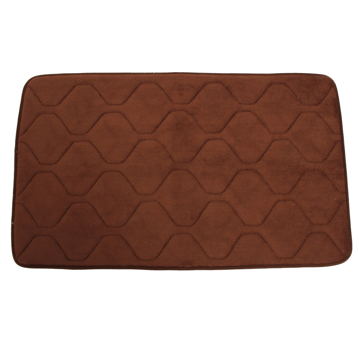 80x50cm Absorbent Anti Slip Memory Carpet Bath Rug Coral Velvet Chronic Rebound Floor Mat