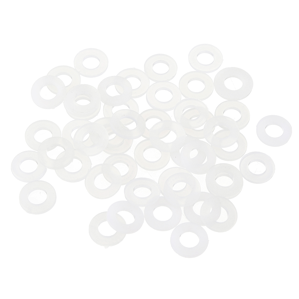 

M2 M2.5 M3 M4 White Plastic Nylon Washer Plated Spacer for RC Model