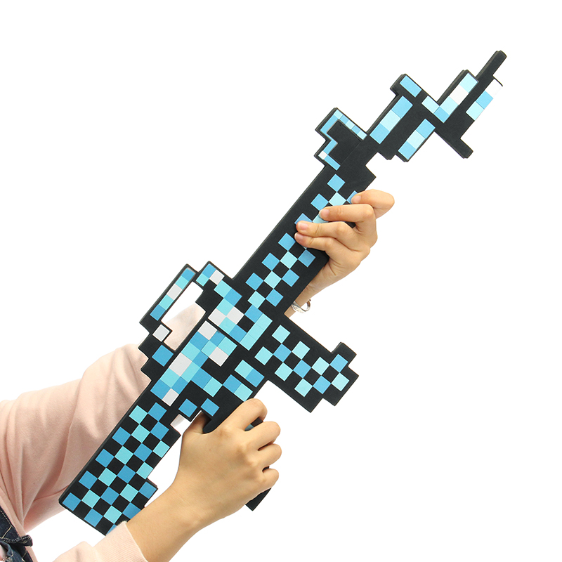 

EVA Mosaic Военный Модель Diamond Sword для детей Дети Christams Креативные игрушки безопасности для подарков