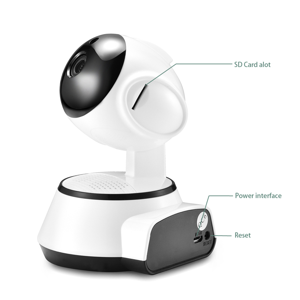 Xiaovv Q6S Smart 360° PTZ Panoramic 720P Wifi Baby Monitor H.264 ONVIF Two Way Audio Security IP Camera With M-otion Detection Night Vision (EU plug) 15