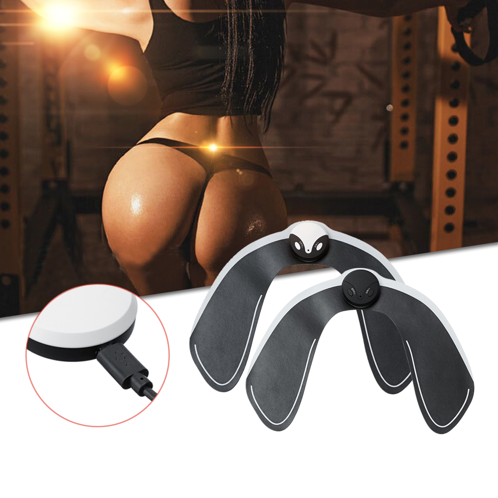 

KALOAD White/ Black USB Charger EMS Hip Trainer Buttocks Lifting Machine Body Shaper Massager Keep Fit Fitness Equipment
