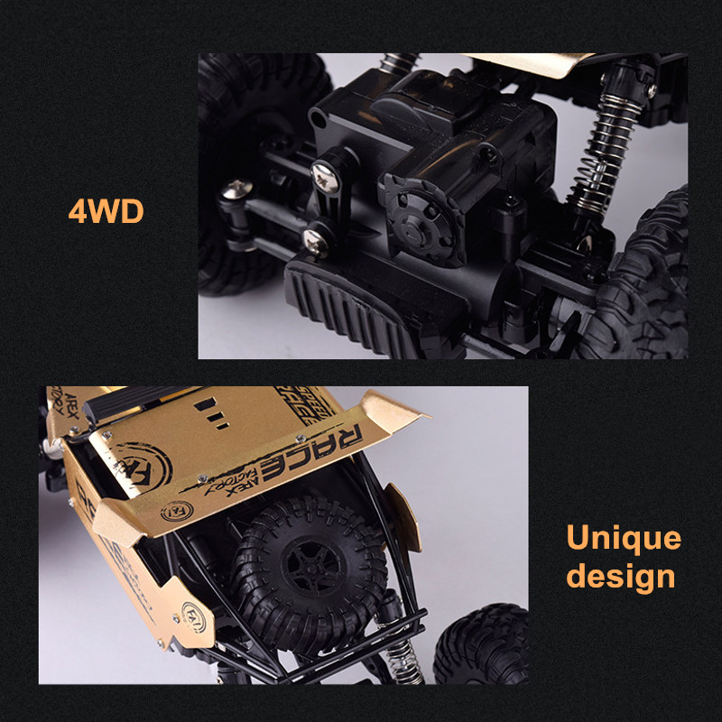 Alloy 2.4G 1/18 4WD Crawler Climbing Professional Off-Road Vehicle RC Car